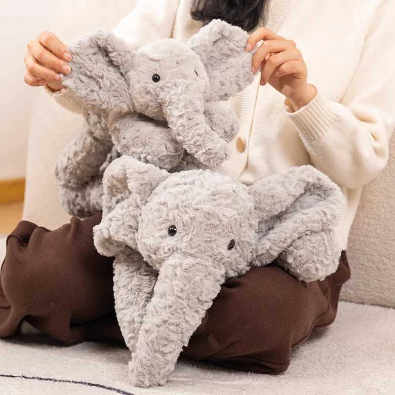 Cartoon Fluffy Elephant Stuffed Animals Plush Toy Kawaii Soft Hugging Plushies Pillows for Baby Kids Girls Birthday Gift Xmas X250730