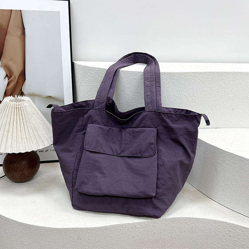 Large Capacity 24 New Single Shoulder Cloth for Women with Design Sense Commuting Fashion Multi-Pocket Tote Bag