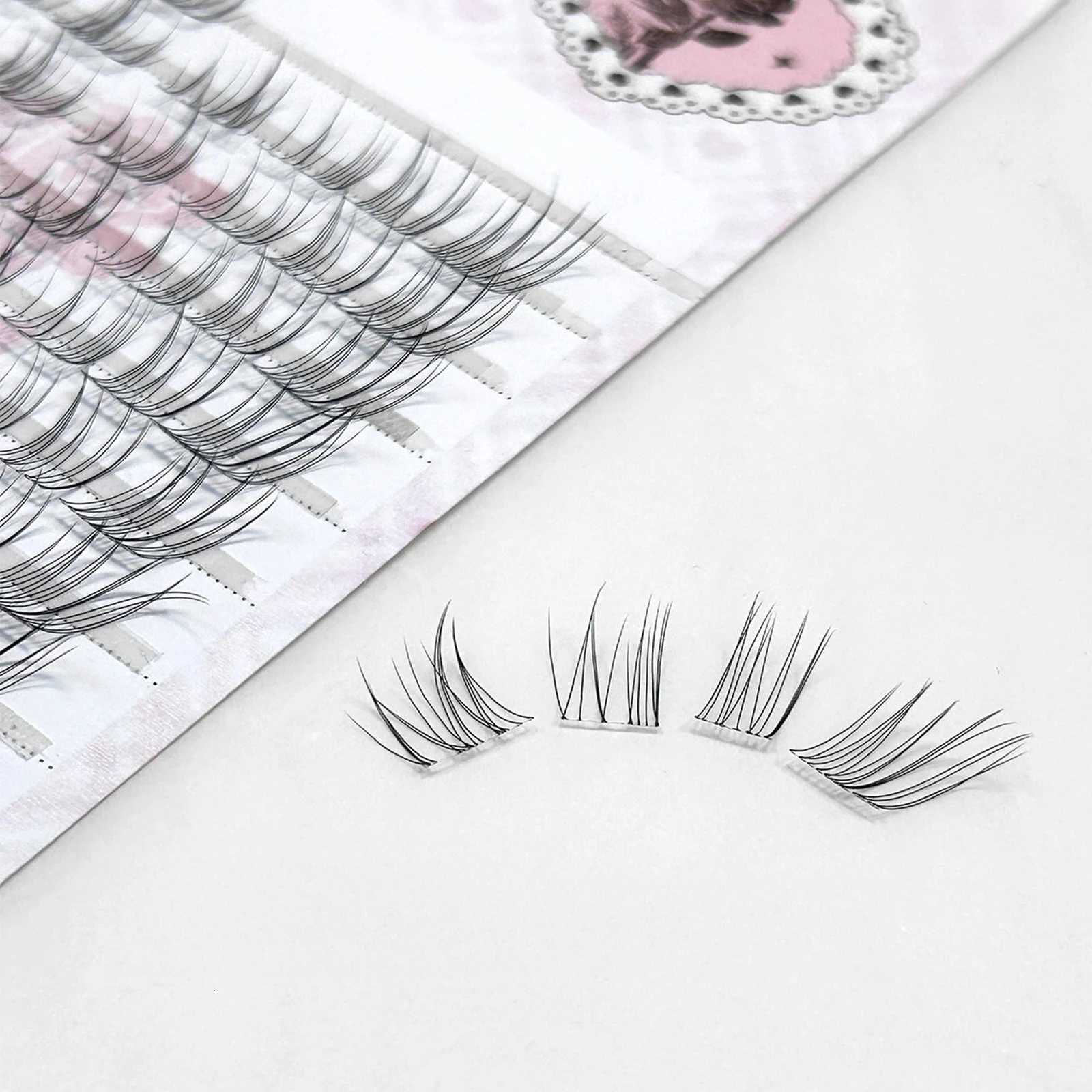10 Rows Individual Lashes Clusters Segmented Natural Lash Extension Fox-style Flying False Eyelashes Makeup Tool Z250730