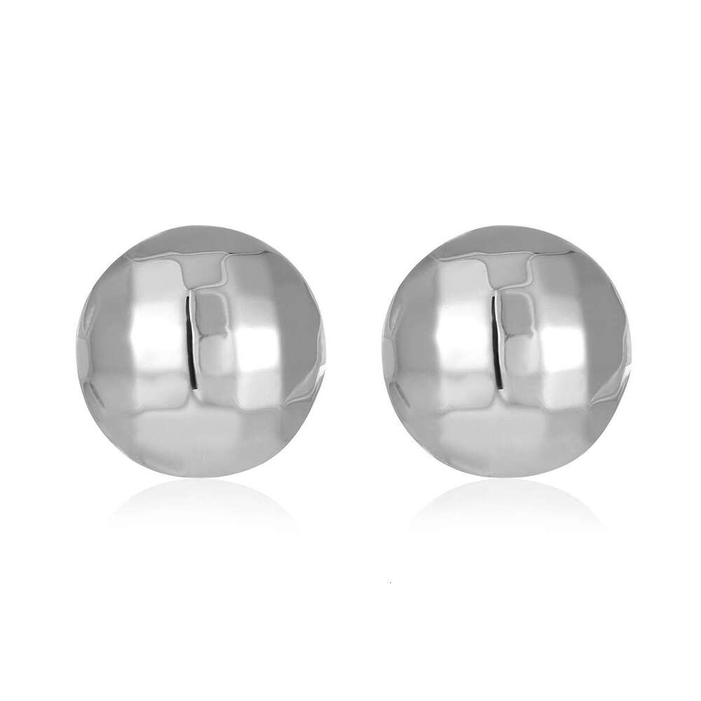Earrings with an Elegant and High-End Feel, Stainless Steel Semi-Circular Niche Earrings, Summer Sier Ear Accessories