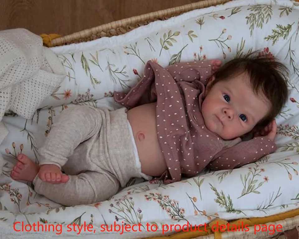 18 Inch Full Body Silicone Newborn Baby Girl Bettie Lifelike Reborn Baby Doll 3D Painted Skin Newborn Bettie Doll XJ250730