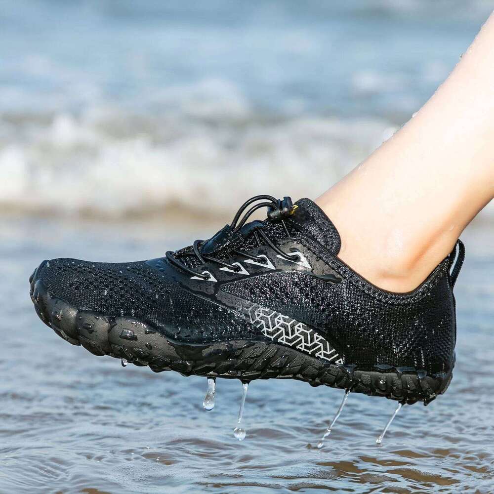 Wide Toe Zero Barefoot Mens Minimalist Water Shoes Breathable for Walking Rock Climbing Wrestling Trail Running Sneakers