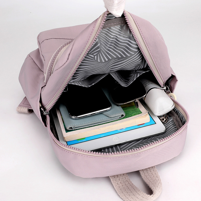 Colorful Fox New Summer Fashion Trend Color-Block Backpack Women Large Capacity Water-Resistant Bag ddmymoon