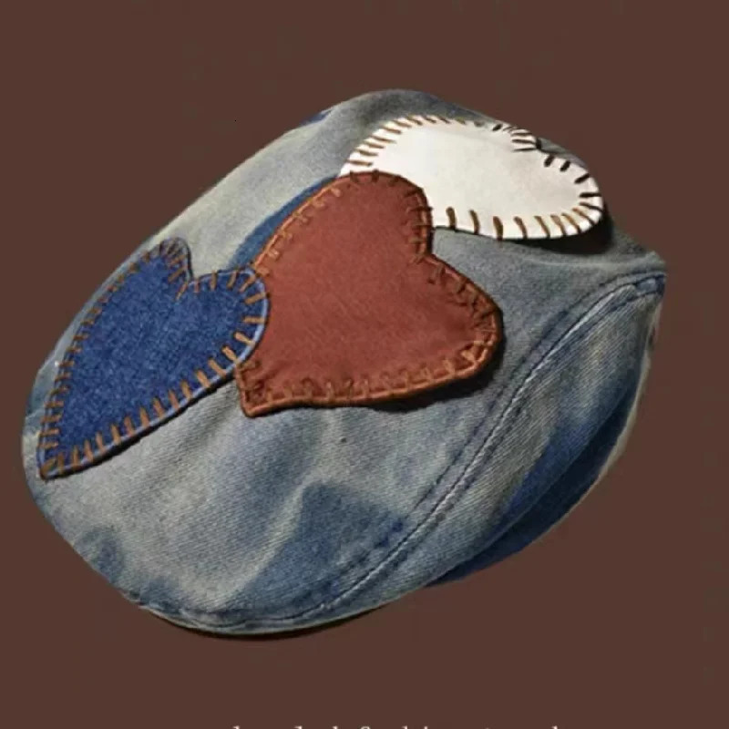 Denim sboy Cap Womens Cowboy Octagonal Hats Ladie Caps Retro Gatsby Hats Hip Hop Berets Cabbie Apple Beret For Male Gorras 250729
