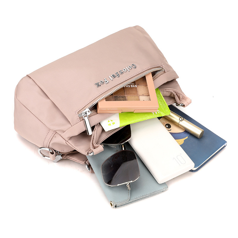 Colorful Fox Women's Fashion Handbag Korean Style Trendy Shoulder Multi-layer Water-resistant Crossbody Bag ddmymoon