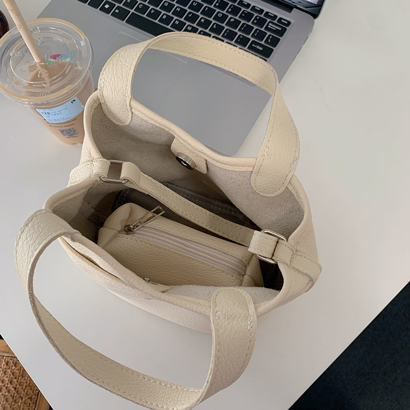 Designer Bag Luxury Bag 2025 Korean INS New Style Basket Bag Handbag Simple Fashion Soft Leather Texture Crossbody Bucket Bag For Women Tote Bag