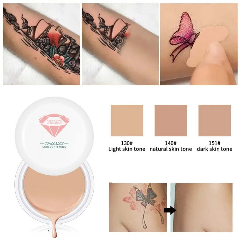 Soft concealer foundation cream delicately covers tattoo spots dark circles concealer makeup 250730