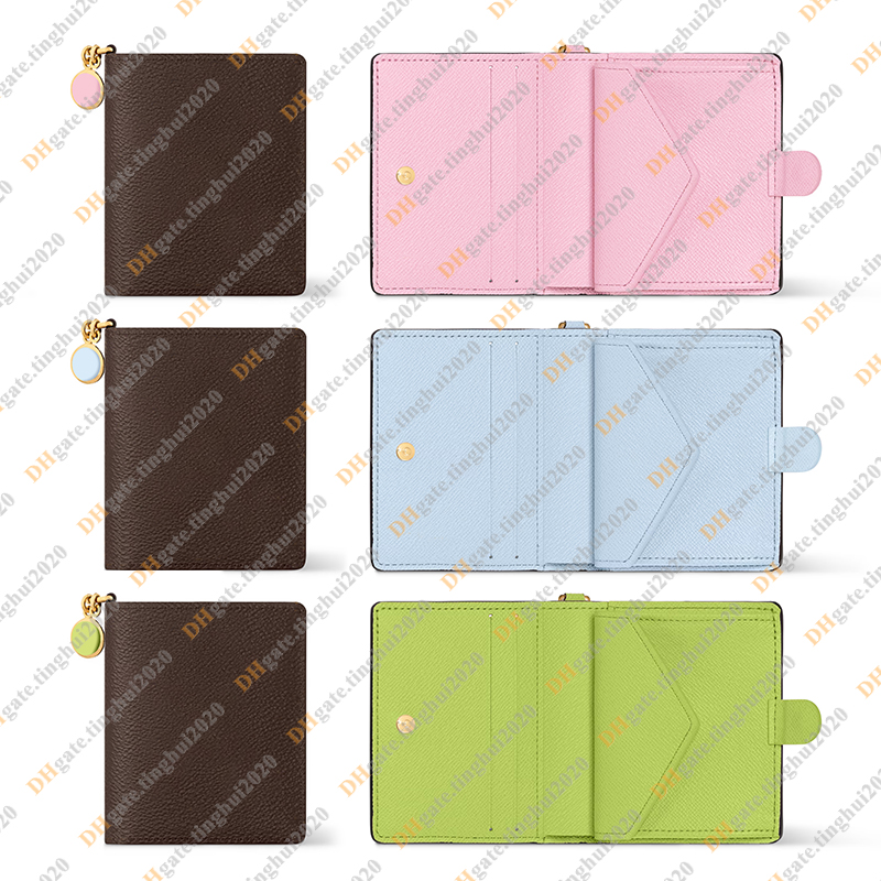 Ladies Fashion Casual Designer Luxury Charms Pocket Wallet Key Pouch Coin Purse Business Credit Card Holder TOP Mirror Quality M14718 M14613 M14628 Pouch Purse