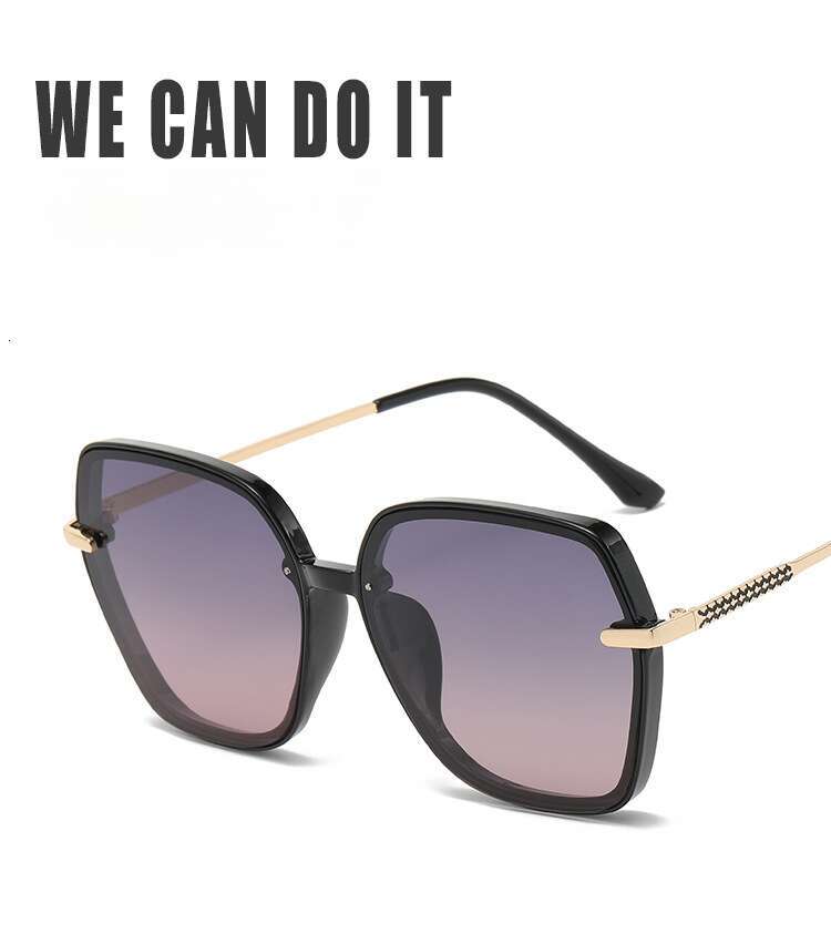 DHcollections 2025 Korean Fashion Sunglasses - UV400 Protection, Metal Frame, Trendy Polygon Shape for Women (3 Gradient Colors)