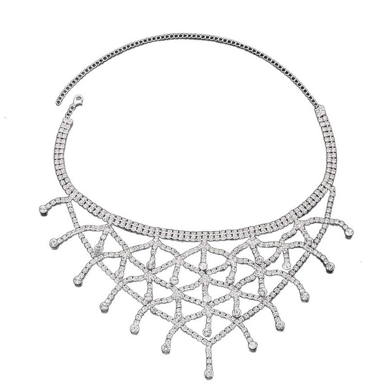 Grid Tassel Forehead Rhinestone Chain Pendant Hair Accessories for Women