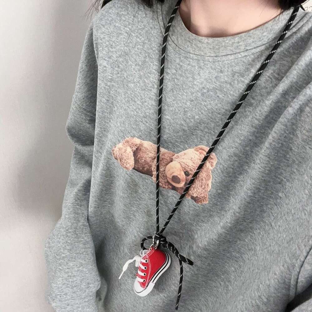 Miu Series INS Style Fashion Trend Personality Shoe Pendant Necklace Cool Fashionable Niche Design Sweatshirt Chain 8e2
