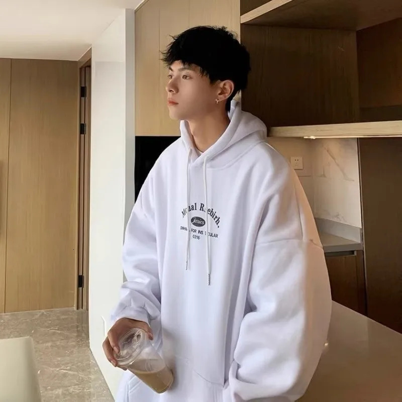 8XL American Classic Printed Hoodie Mens Large Size Clothing 250729