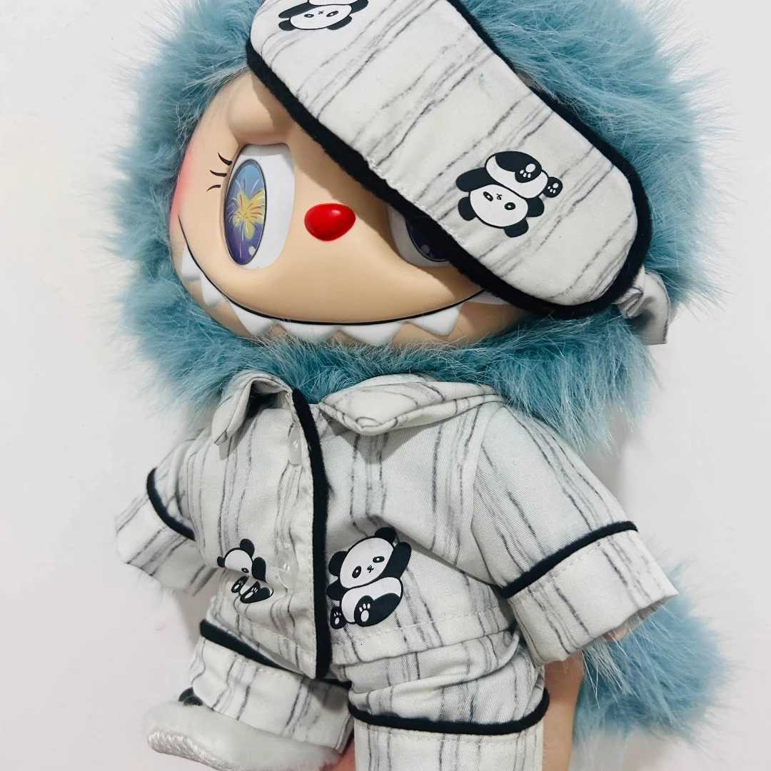 38cm For Zimomo Clothes Panda Pajamas Only Clothes Cute Casual Style Overalls The Fashionable And Creative Dressing Dolls X250730