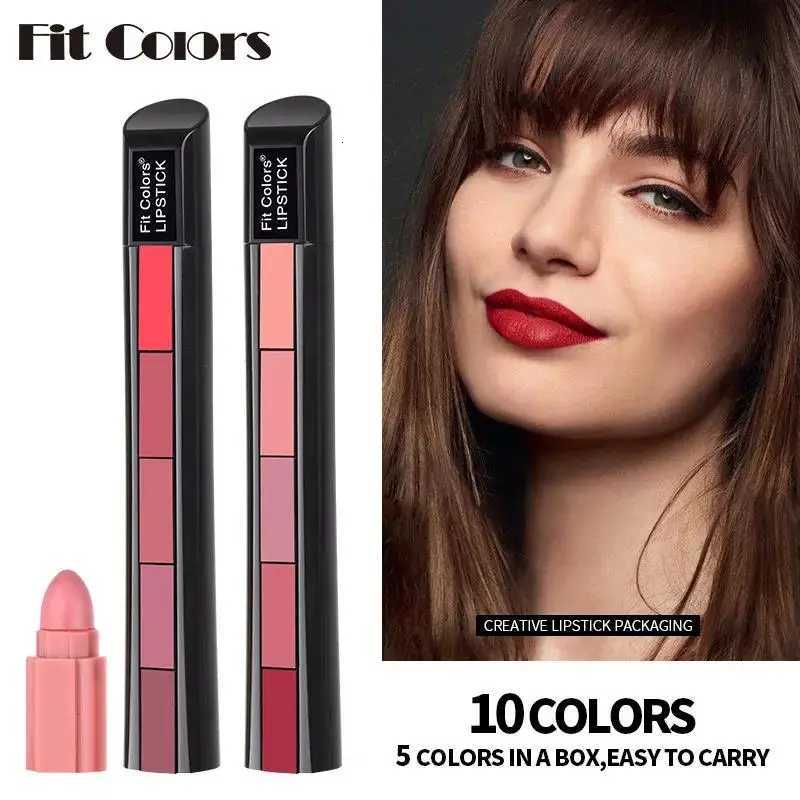 5 Colors Velvet Mist Matte Lipstick Set Super Smooth Moisturizing Non-Transfer Long Wear Lip Tint Makeup 5pcs G250729