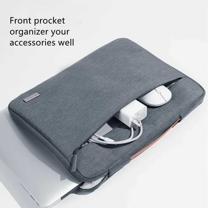 Mti-Pockets Laptop Sle For Book Air 13.6 Handle Laptop Bag For Book Pro 14 Shocproof Notebook Bag For Book 16.2 M3 y250730