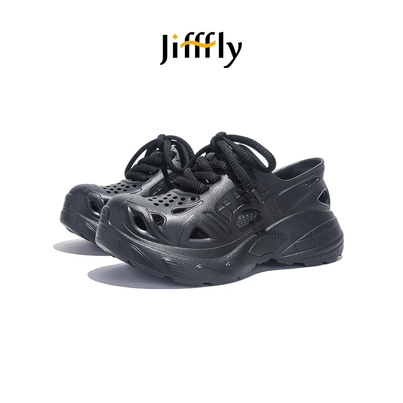 Jifffly Men's Summer Breathable Thick Sole Hiking Sandals with Anti-Slip Outsole for Indoor & Outdoor Use