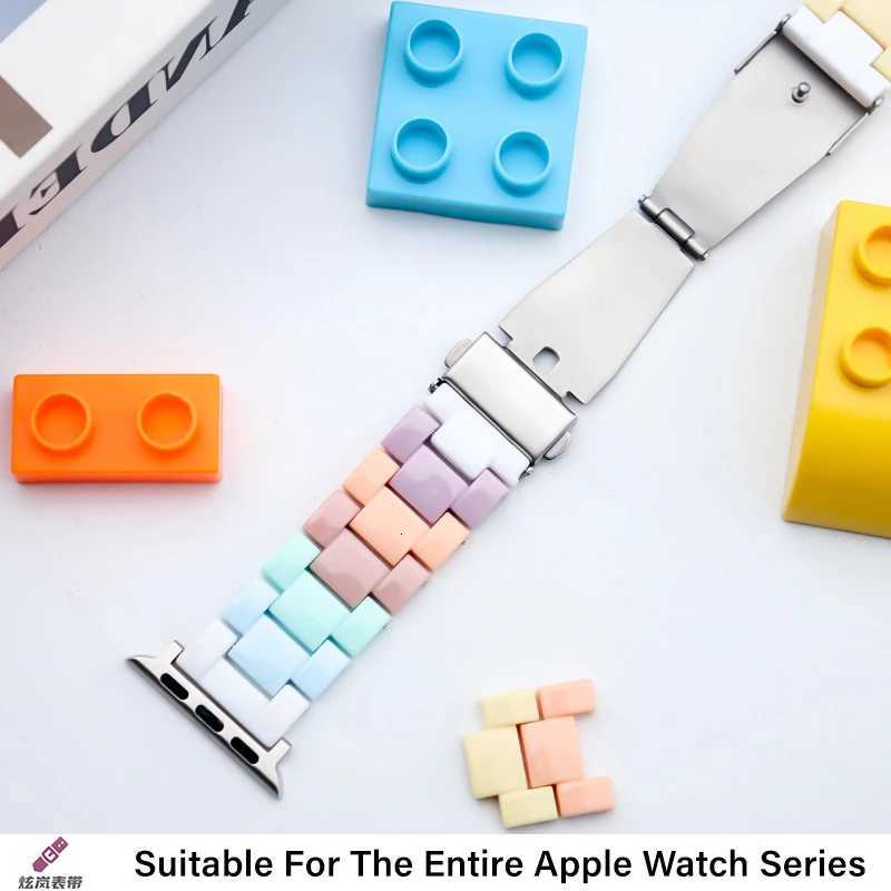 Blocking Band for I tra 10 9 8 76 SE Plastics Bracelet Str for ple 46 42mm 41mm 38 40mm 45mm 49mm Y250730