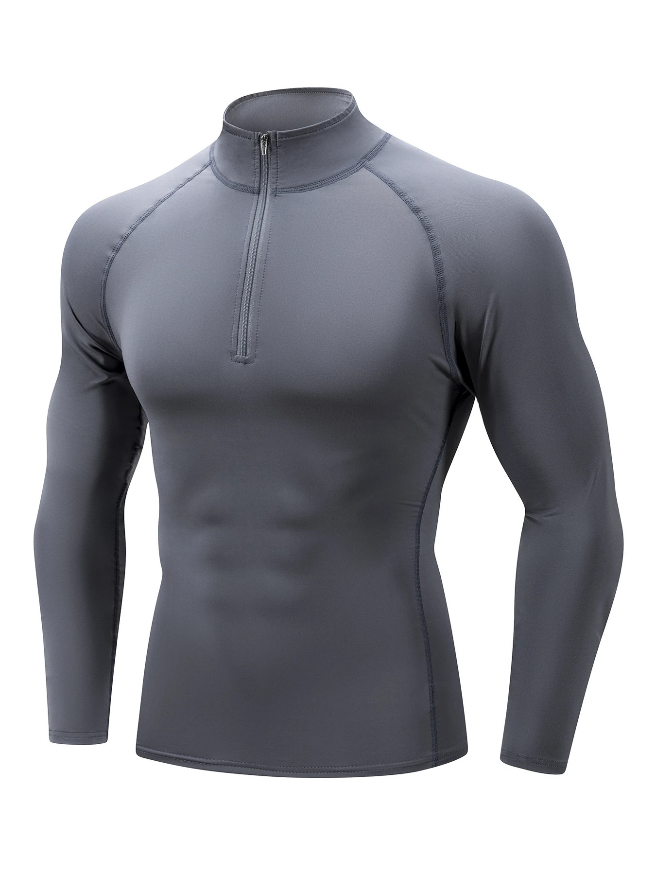 Mens Outdoor Sports Long Sleeve Tshirt Leisure Speed Dry Cycling Fitness Breathable Elastic Clothing Tops 250729