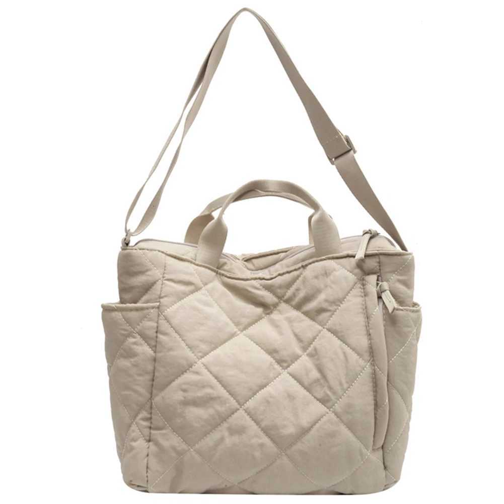 Quilted Tote Bag for Wen Puffer Hobo Handbag Luxury Design Quilted Padding Shoulder Bag Nylon Shoulder Bags Large Capacity Bag Y250730