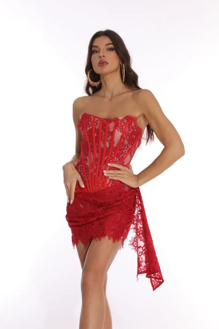 Chic Sky Blue Sheath Cocktail Dress Full Sleeves Sequined Lace Rhinestones Short Mini Graduation Homecoming Dresses For Special Occasions