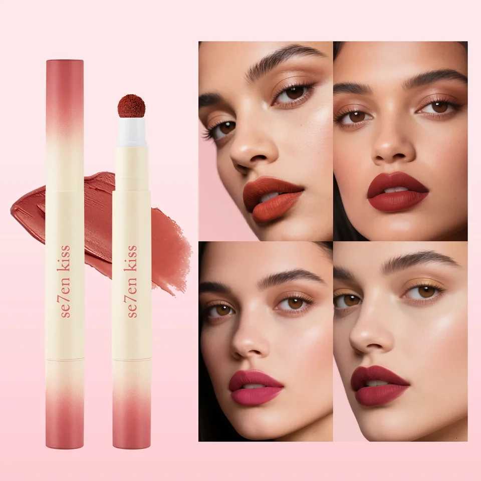 Air Cushion Lip Powder Cream Matte Long Wear Hydrating Lipstick Waterproof Non-Transfer Lip Gloss Smooth Makeup Cosmetics G250729