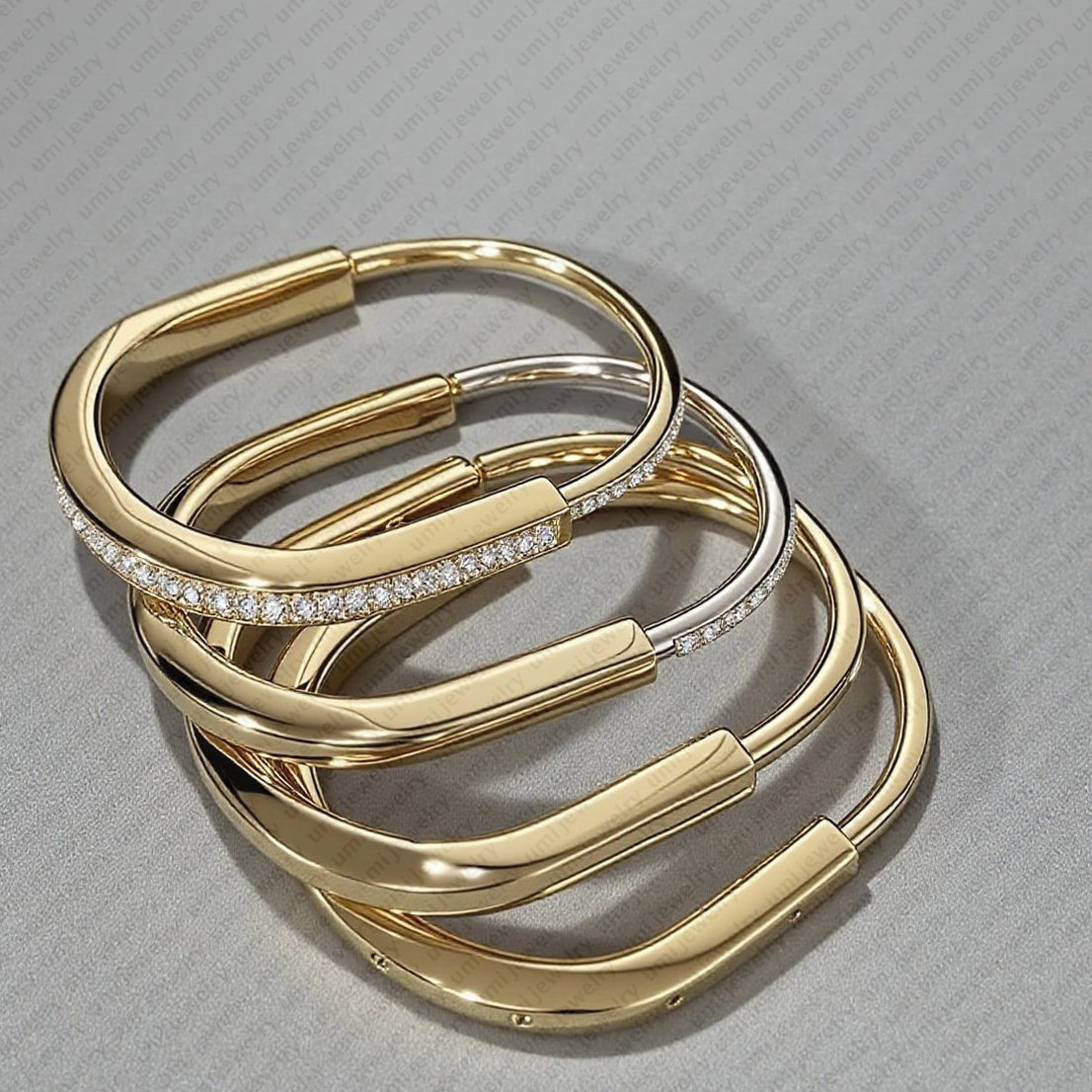 luxury bracelet stainless steel jewelry diamond bracelet luxury lock bangle Gothic bracelet designer jewelry couple bracelet Silver bangle silver bracelet woman