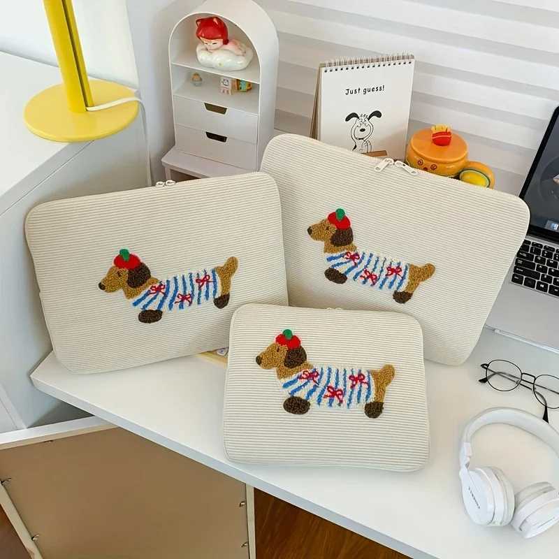 13-14 15-16 Inch Cute Dogs Laptop Sleeve Bag Dachshund Pet Protective Computer Cases Laptop Cover 9.7-11 in Tablet Travel Cover y250730