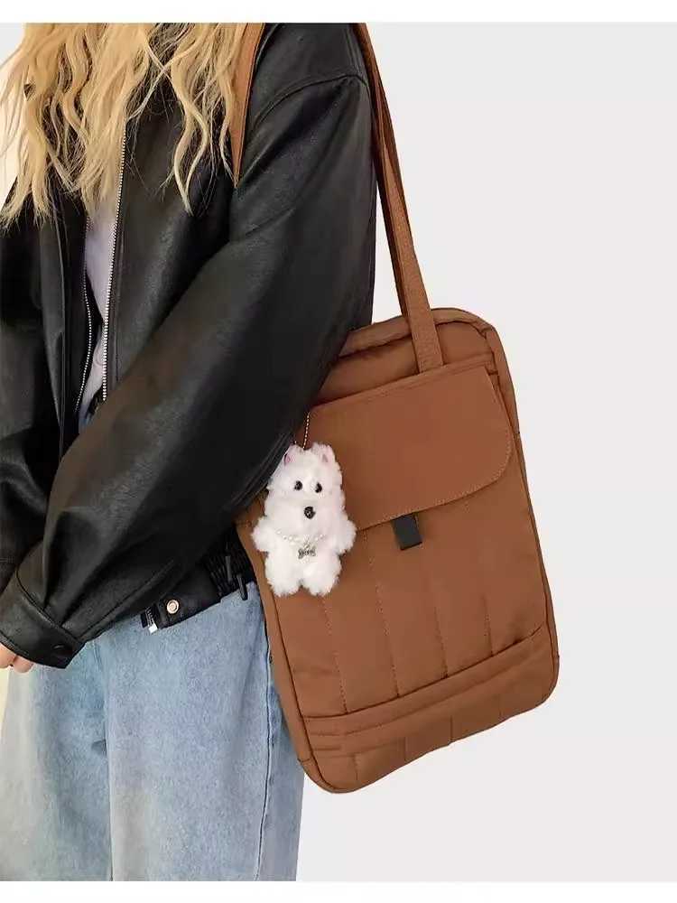 2025 New Laptop Bag Single Shoulder Tote Bag 13.3 14 15 Inch Multi-purpose Laptop Sle Computer Bag y250730
