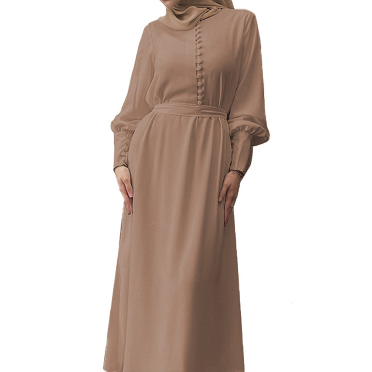 Idotos new elegant and soft chiffon long skirt waist double layer dress 21458 250106