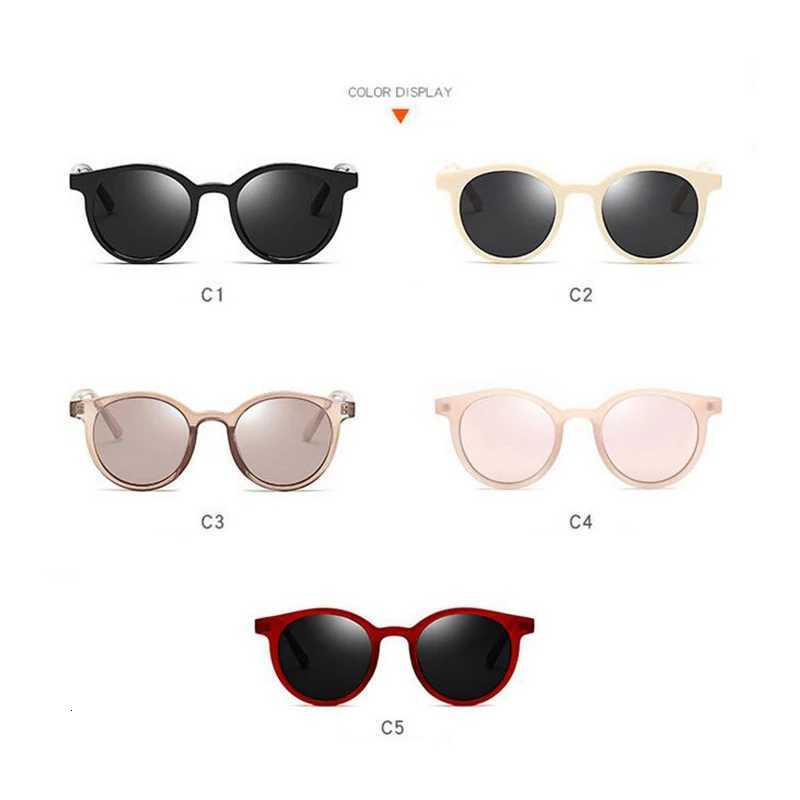 Tea Frame Round Polari Myopia Sunes Wen Anti-reflective Minus Lens Prescription Sunes pter 0 -0.5 -0.75 To -6 Y250730