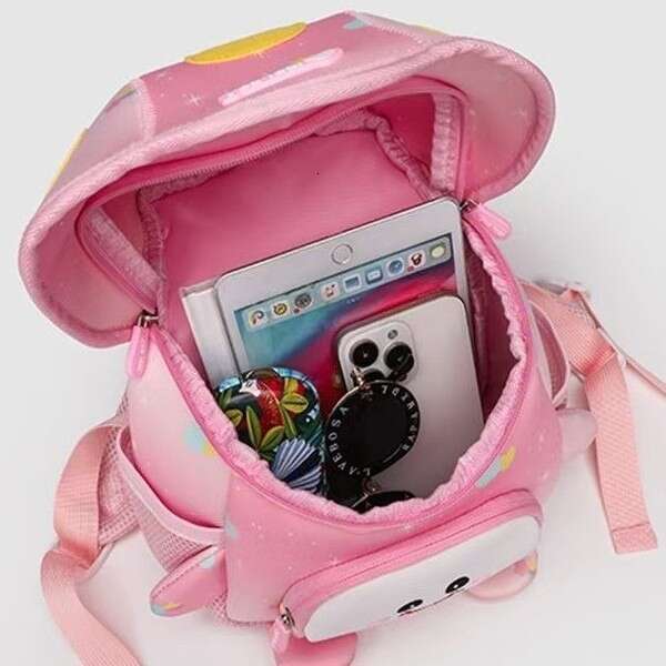Leather Bag Bucket Bag Tote Bag New Children S Travel Mini Cute Cartoon Mushroom Kindergarten Toddler Backpack
