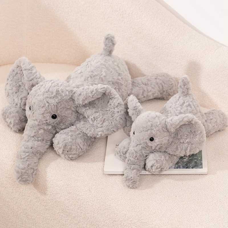 Cartoon Fluffy Elephant Stuffed Animals Plush Toy Kawaii Soft Hugging Plushies Pillows for Baby Kids Girls Birthday Gift Xmas X250730
