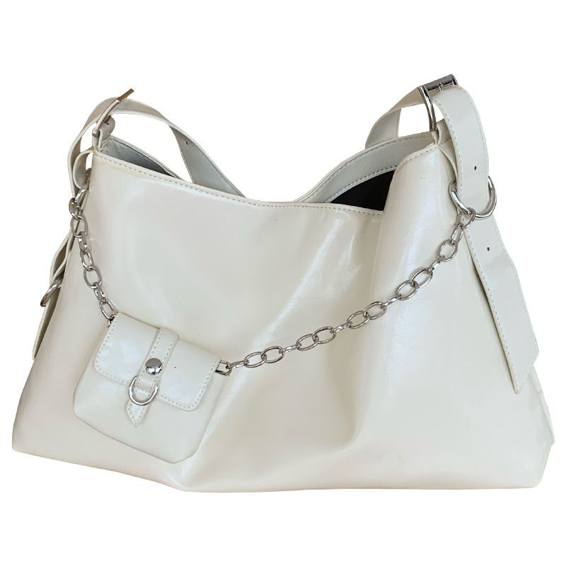 Designer Bag 2025 New Large Capacity Bag Women Chain Bag Korean Commuting Versatile Single Shoulder Crossbody Women Bag Soft Leather Tote Luxury Bag B