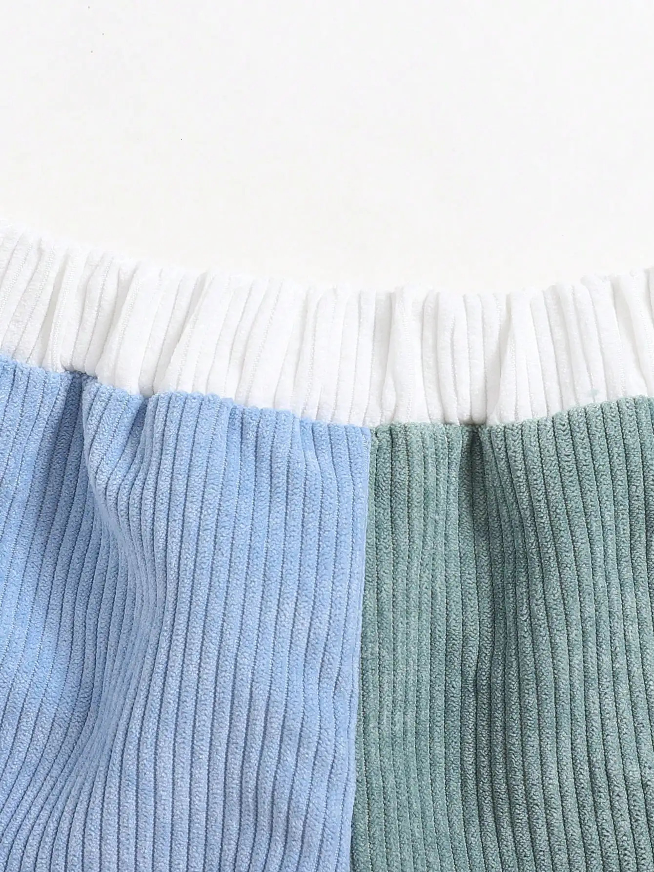 Spring And Autumn born Baby Casual Sports Set Boys Corduroy Patchwork Long-Sleeved Jacket Long Pants 2-Piece Set 250729