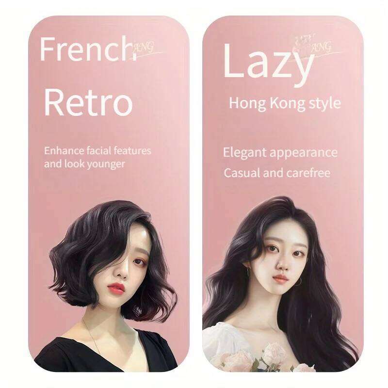 Electric Iron Crimper Beach Waves Curling Wand, Long Lasting Styling Ionic Deep Waver Hair Curler Tool