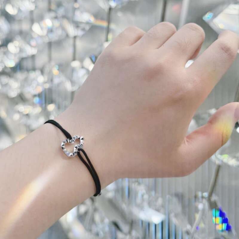 Celebrity Style Personality Black Rope Woven Gourd Bracelet for Men, Niche Design, Exquisite Handmade Jewelry