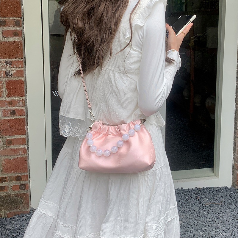 Designer Luxury Bag Bag 2025 New Chinese Style Ink Painting Wrinkled Chain Small Bag Cloud Bag Spring Summer New Niche Handbag Crossbody Bag Tote Bag