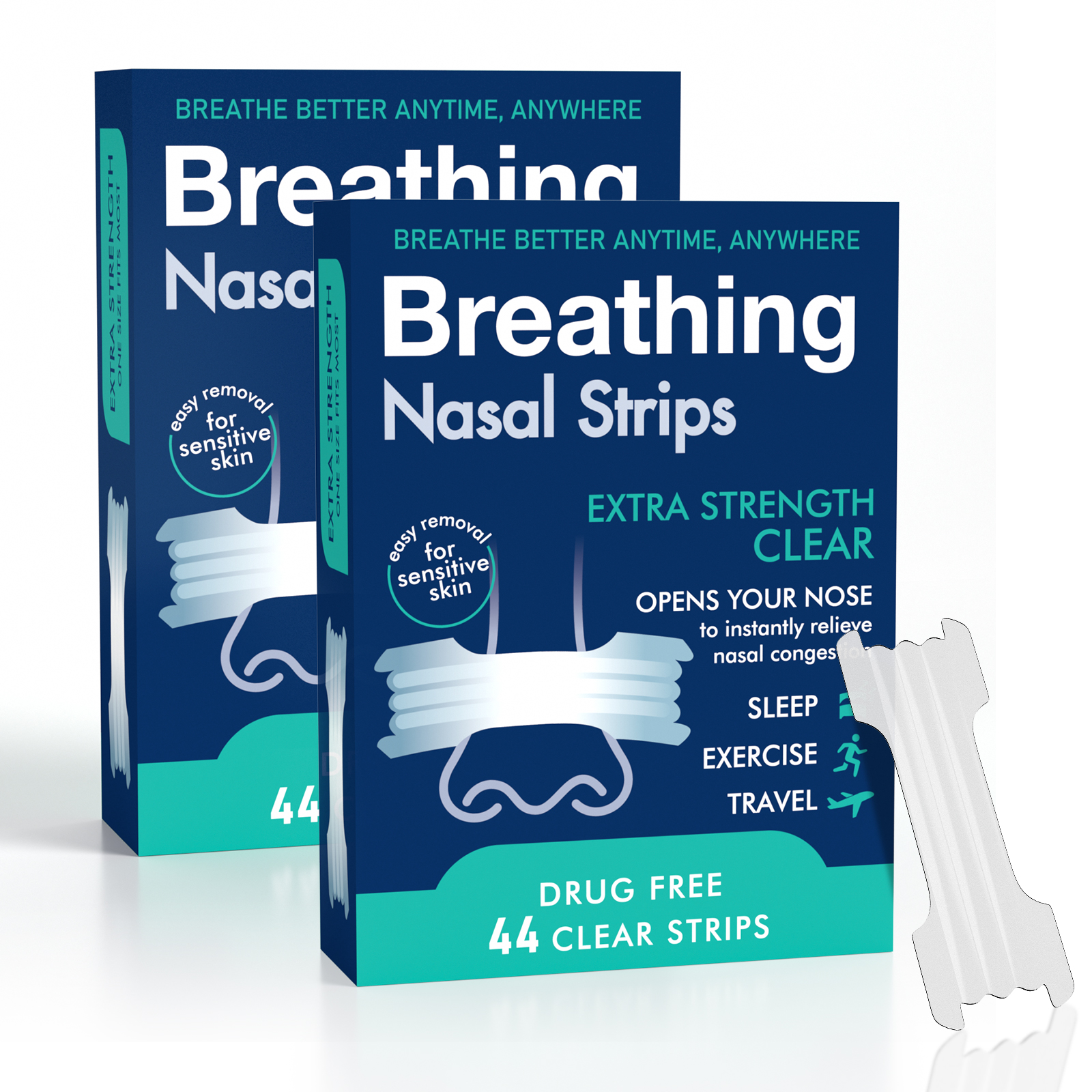 Nasal Strips for Snoring,Extra Strength Nose Strips Breathing,Anti Snoring strips Help Stop Snoring and Nasal Congestion Relief,Better Breathe Sleeping