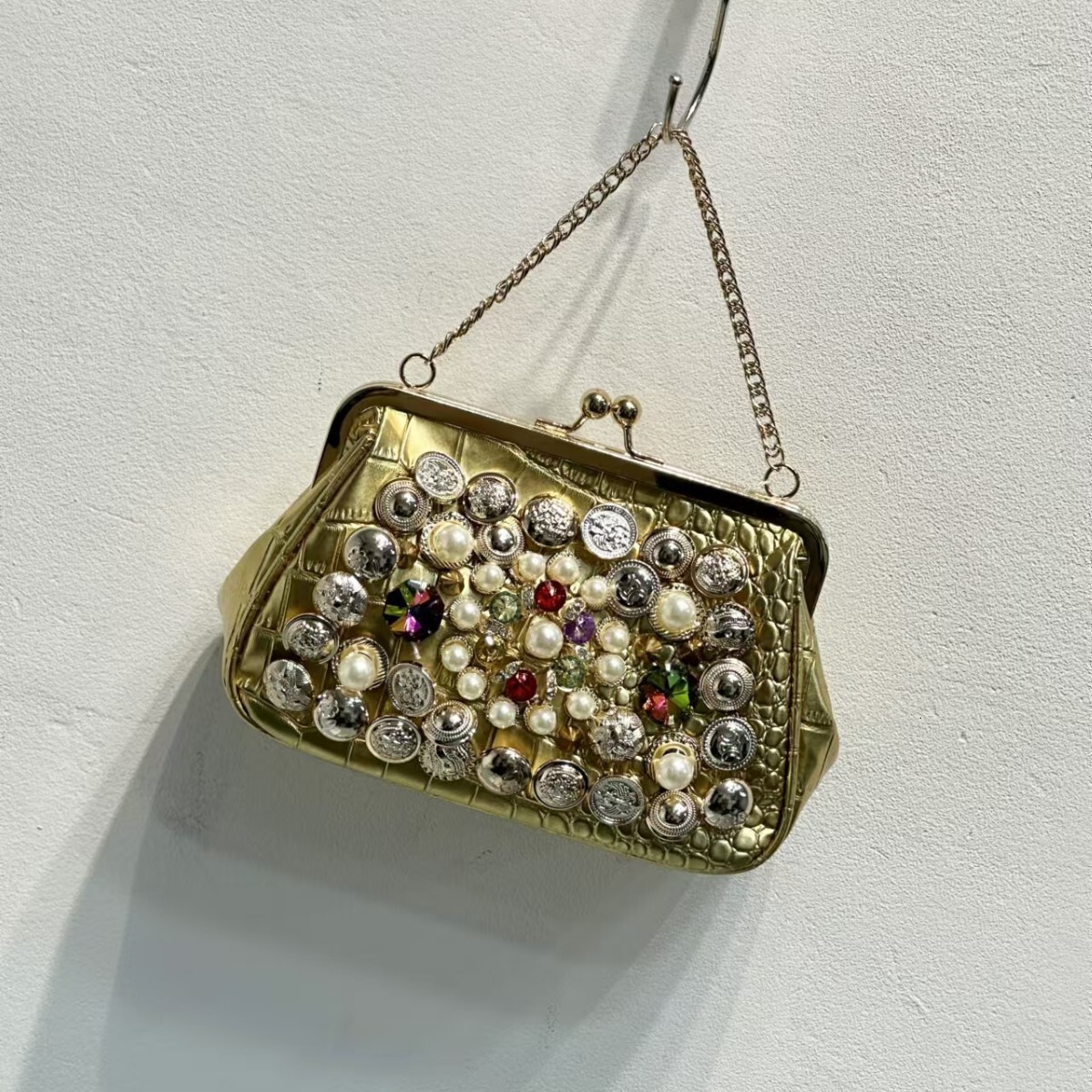 2025 New Fashion Style Handmade Button Crossbody Bag ddmymoon