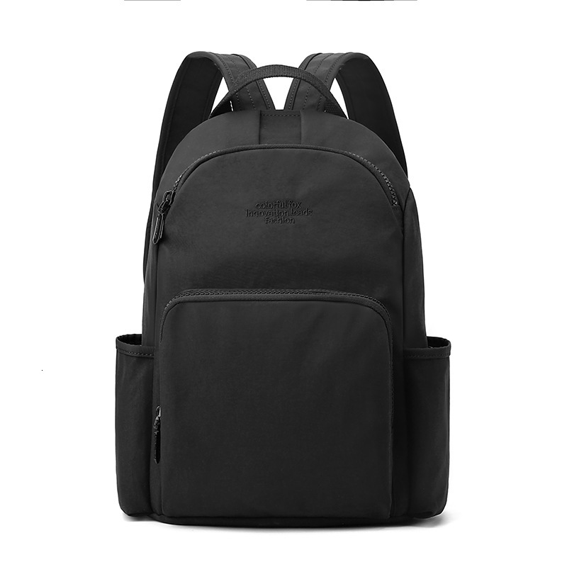 Colorful Fox Oxford Cloth for Women Commuting Laptop Large Capacity Travel Backpack College Student Bag ddmymoon