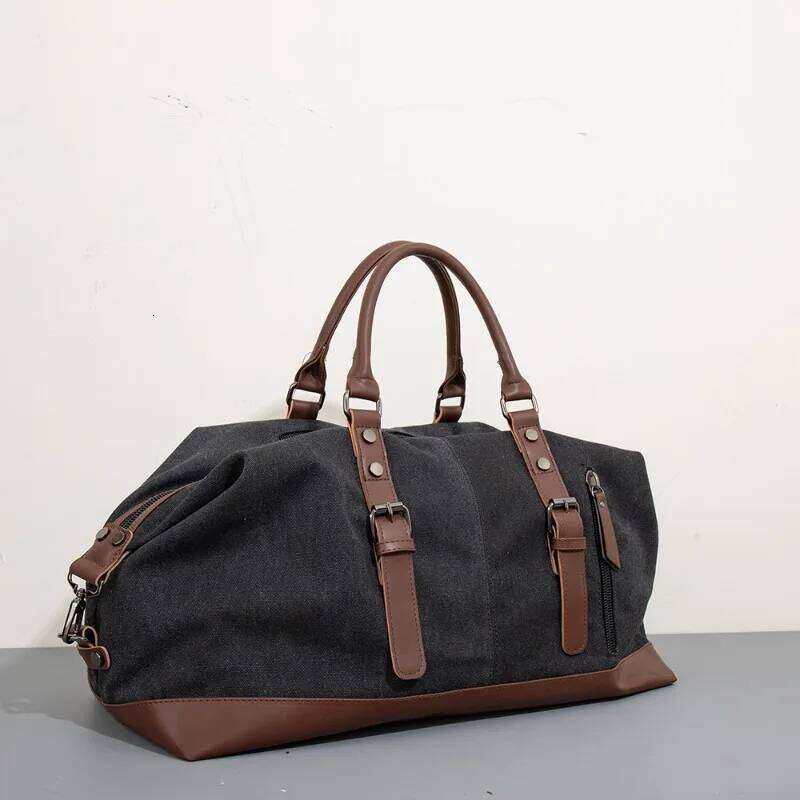 Canvas Tote Large Capacity Handbags for Men Outdoor Travel Duffle Lage Bag Casual Fashion Crossbody Bags Male