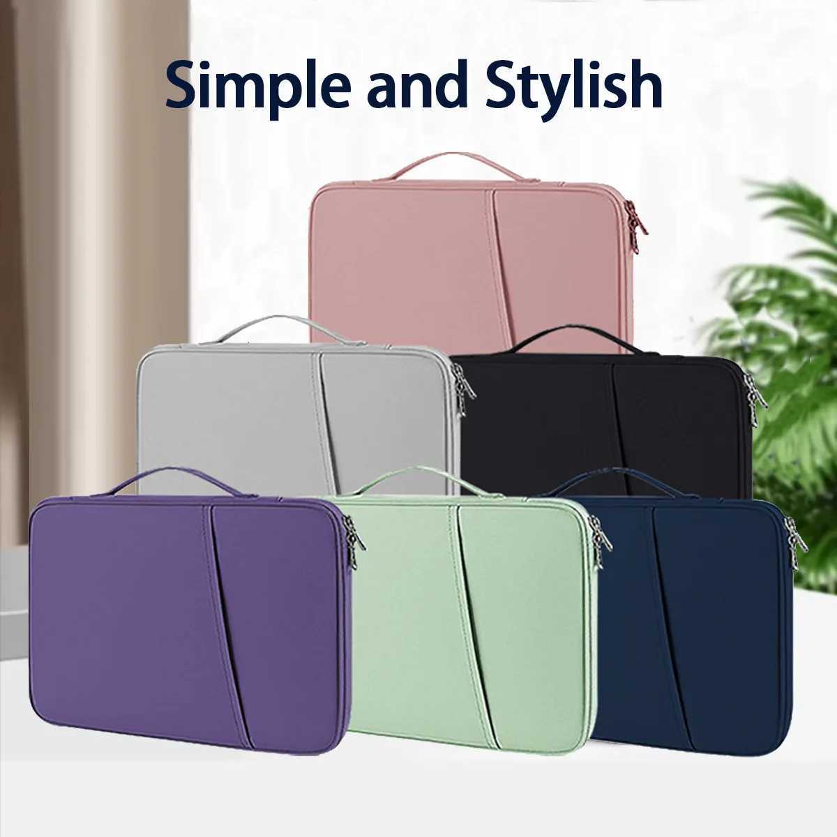 15-inch Laptop Sleeve Bag for MacBook Air 13 Notebook Book Pro 13 14 16-inch M1 M2 M3 M4 Waterproof Zipper Portable Bag y250730