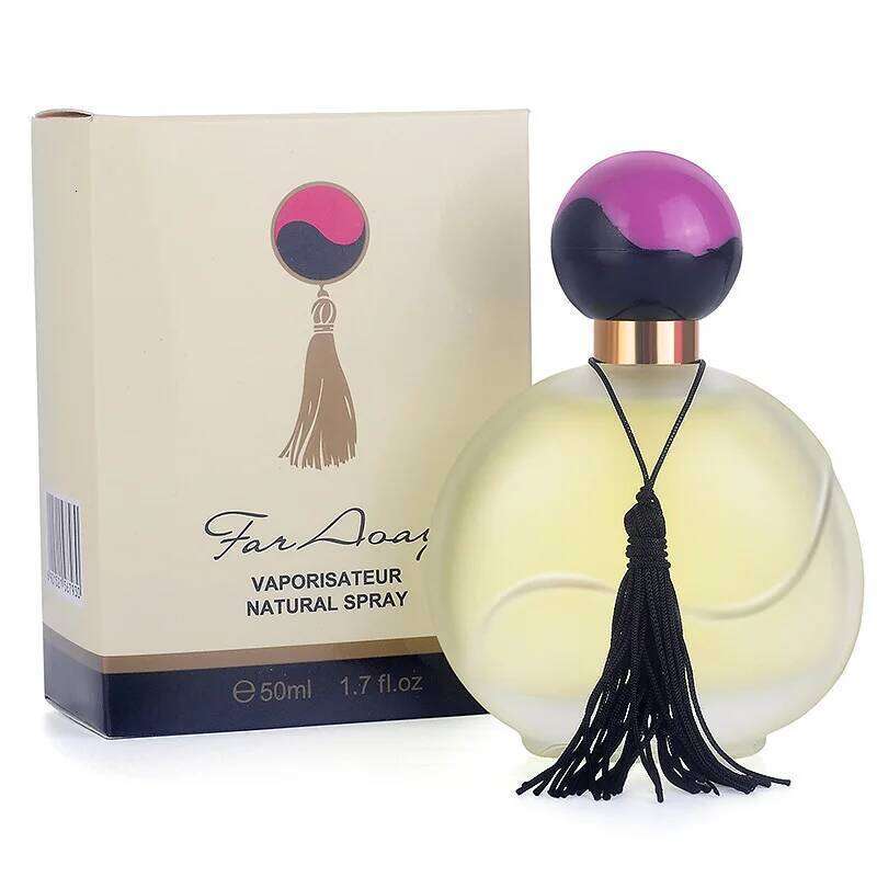 50ml Durable Fresh Citrus Smell Perfume for Ladies Long Lasting Light Orange Flavor Fragrance Pheromone Eau De Parfum
