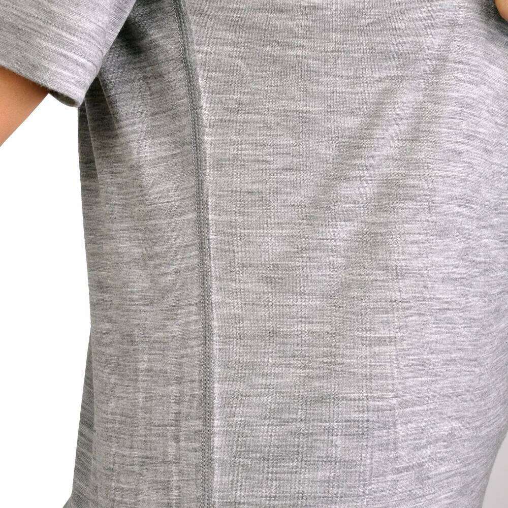 Shirts For Men Solid Color 180gms Lightweight Merino Wool Short T Shirt 7Color Breathable Wicking Cool Sleeve Tee