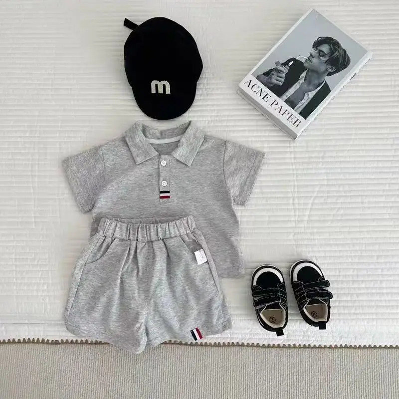 Summer Baby Clothes Suit Children Boys T-Shirt Kids Clothing Infant Casual Sports Costume Toddler Outfits 250729