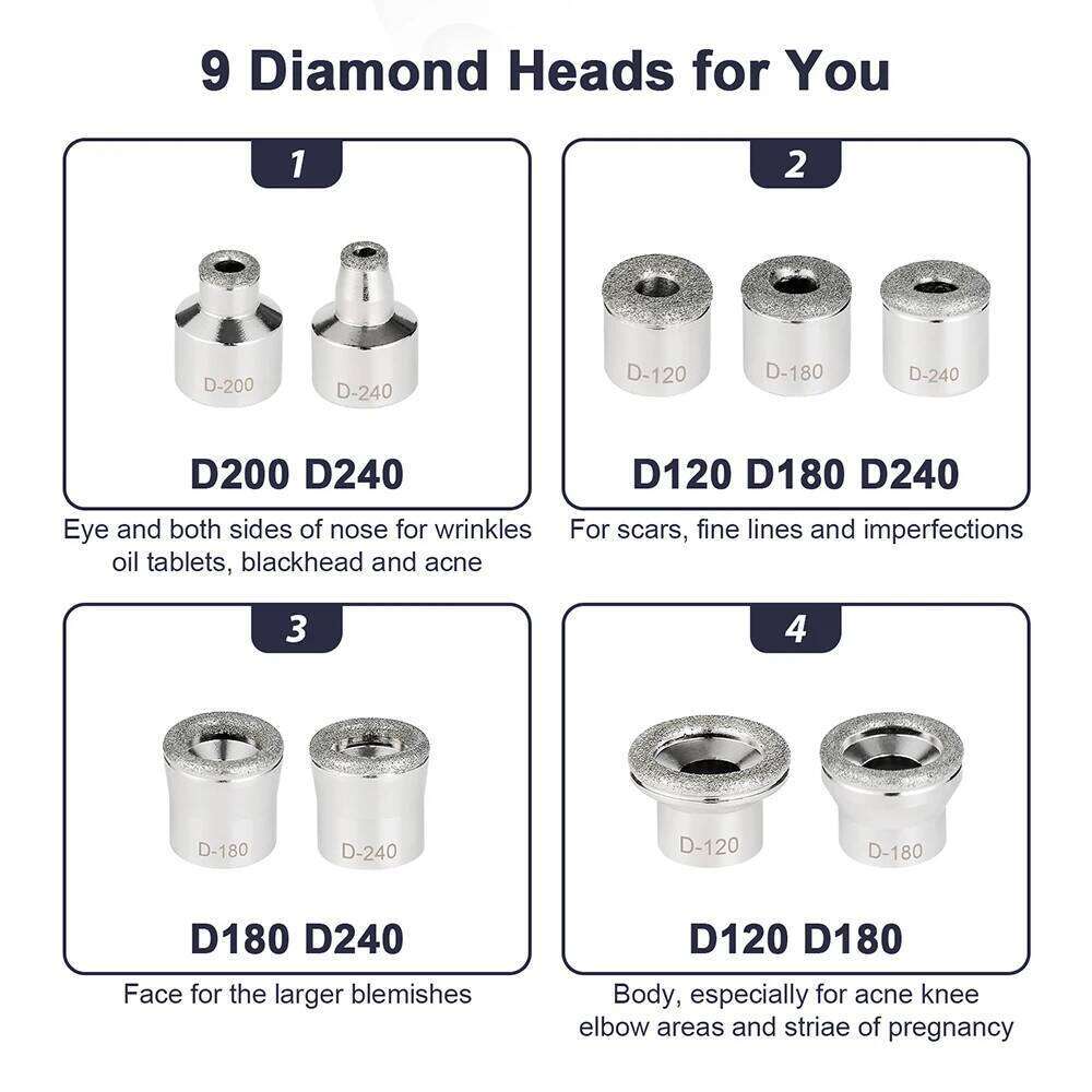 Portable Dia Microdermabrasion Facial Peeling hine Hydrating Airbrush Exfoliation Deep Cleaning Vacuum Blackhead Remover