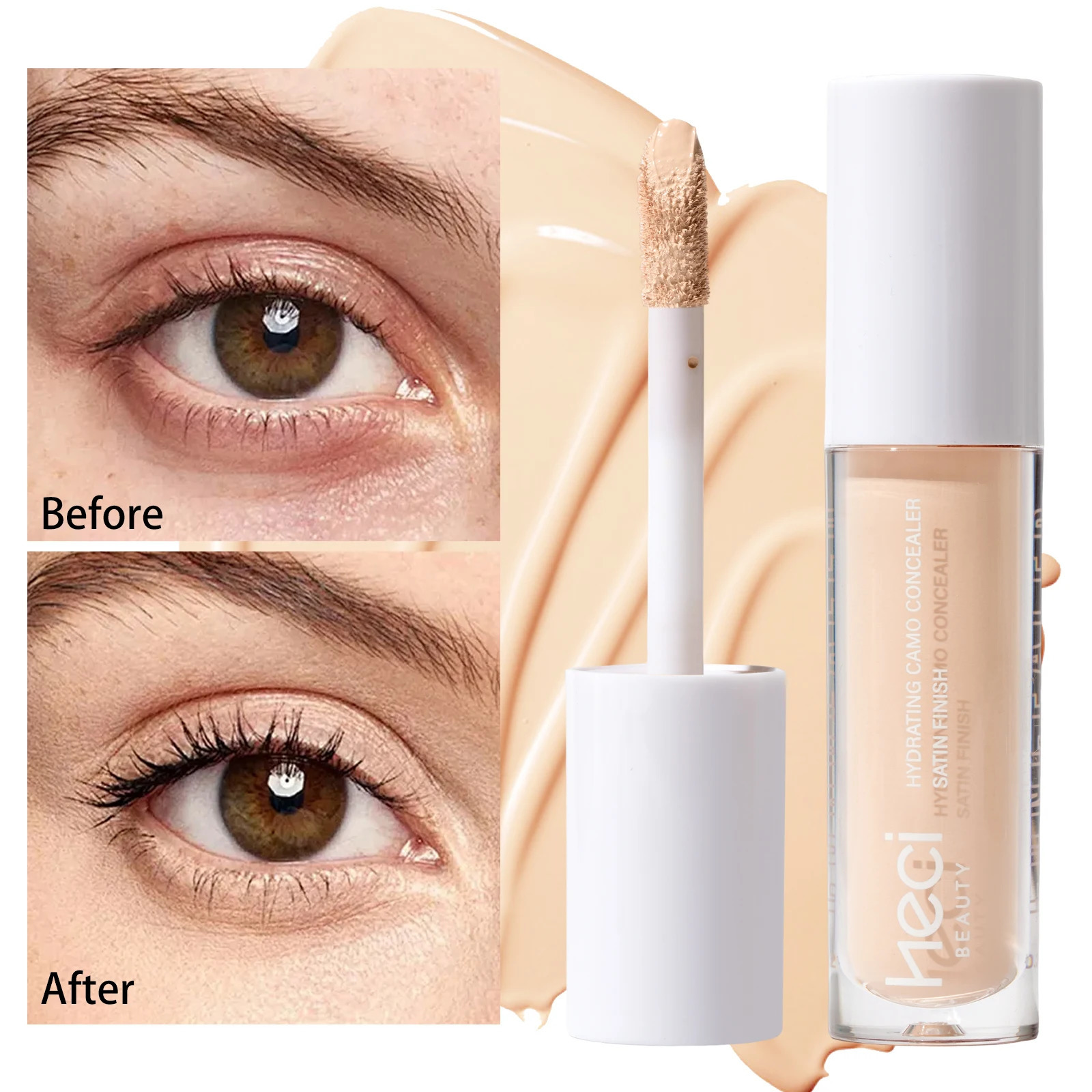 Liquid Concealer-Lightweight Dark Circle Blemish Pore - minimizing Creamy Concealer Natural Finish For Sensitive Skin Makeup 250730