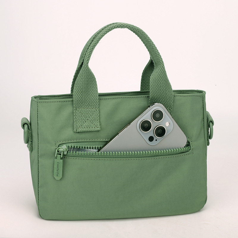 Colorful Fox Women's 2025 New Fashionable Stylish Single Shoulder Handheld Nylon Small Crossbody Cloth Bag ddmymoon