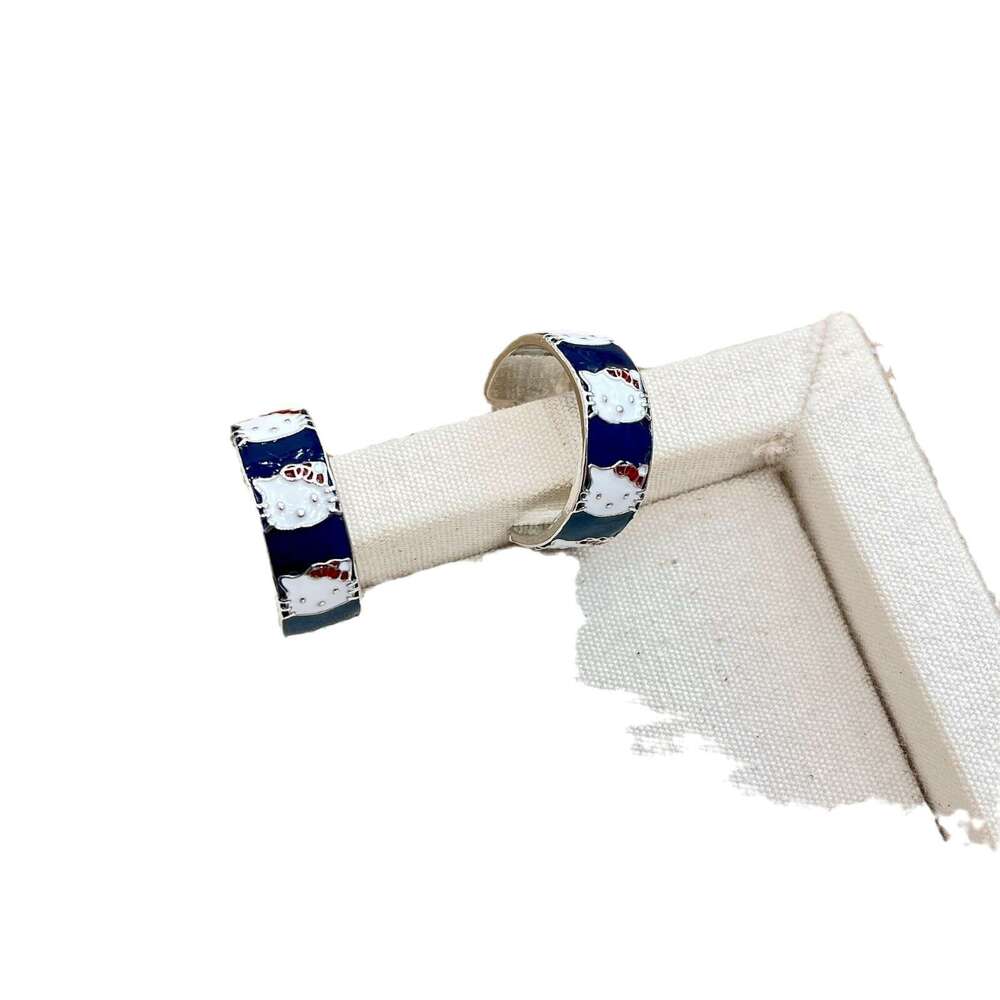 Meow Autumn Winter Dopamine Cute Cat for Women Niche High-end Elegant Versatile Sweet Girl Hoop Earrings 797