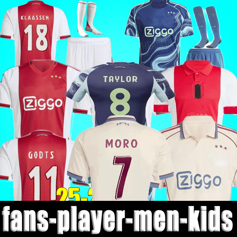 XXXL 4XL 25 26 LAJAX GODTS KLAASSEN Soccer Jerseys Traore WEGHORST 125-Year Anniversary VAN DEN BOOMEN MARLEY 2025 2026 SOSA football shirt men kids kit SUTALO Cruijff